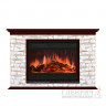 Каминокомплект Пафос 33 Алтай красное дерево - Гленрич [Электрокамин Premier 33 - Glenrich]
