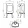Печь Dovre SENSE 100/E8,E12,E14
