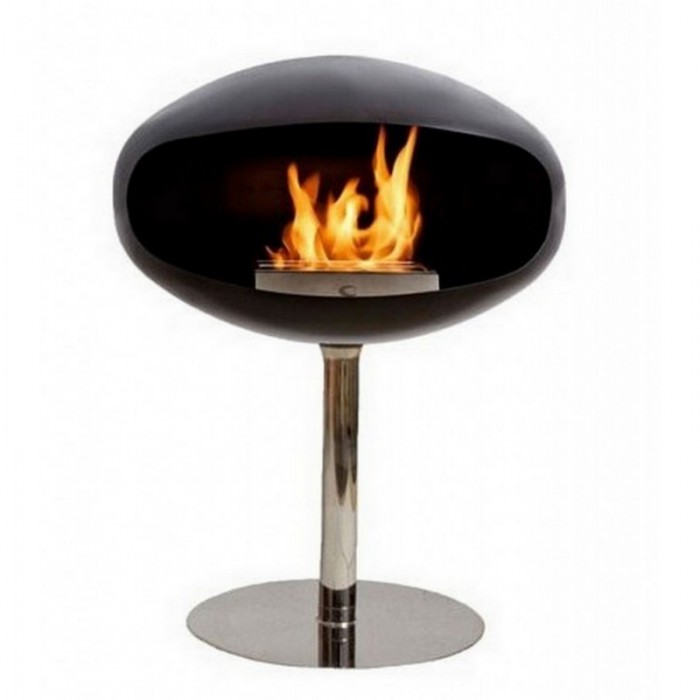 Биокамин Cocoon Fires Terra Pedestal Standing Cocoon Black