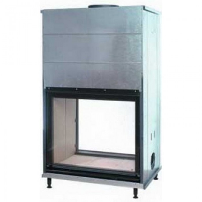 Каминная топка M-design 900 DH DOUBLE FACE Argento
